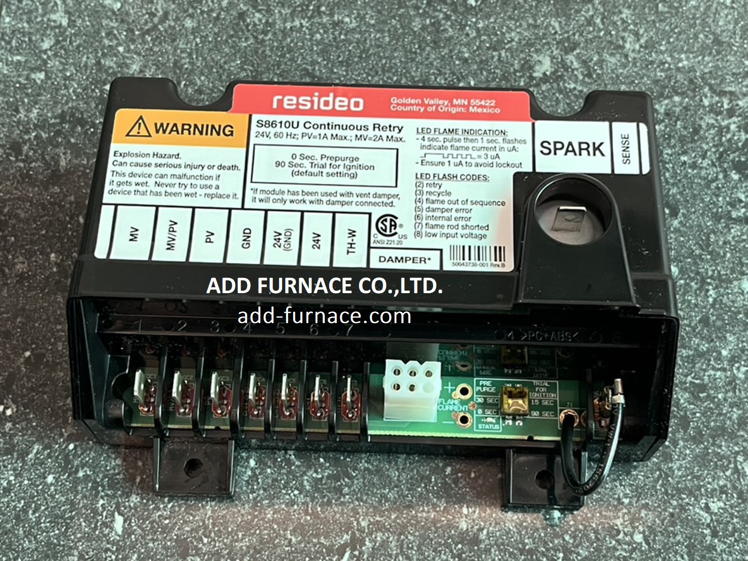 Honeywell S8610U Continuous Retry